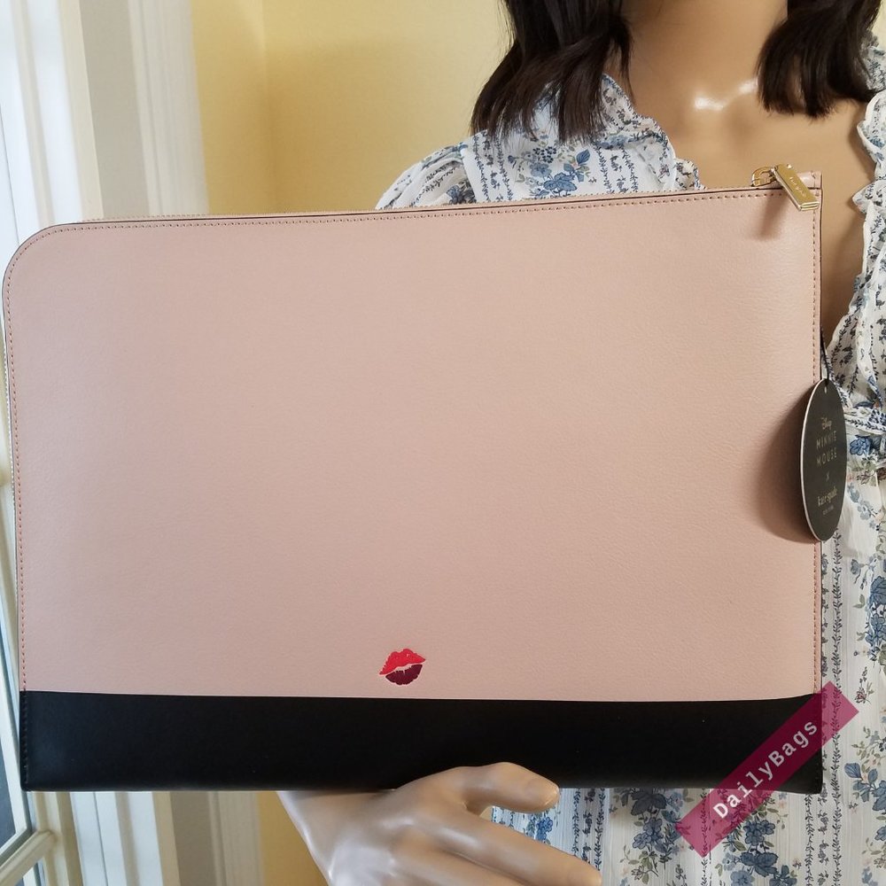 KATE SPADE L-ZIP MINNIE MOUSE LAPTOP CASE SLEEVE - Picture 9 of 14